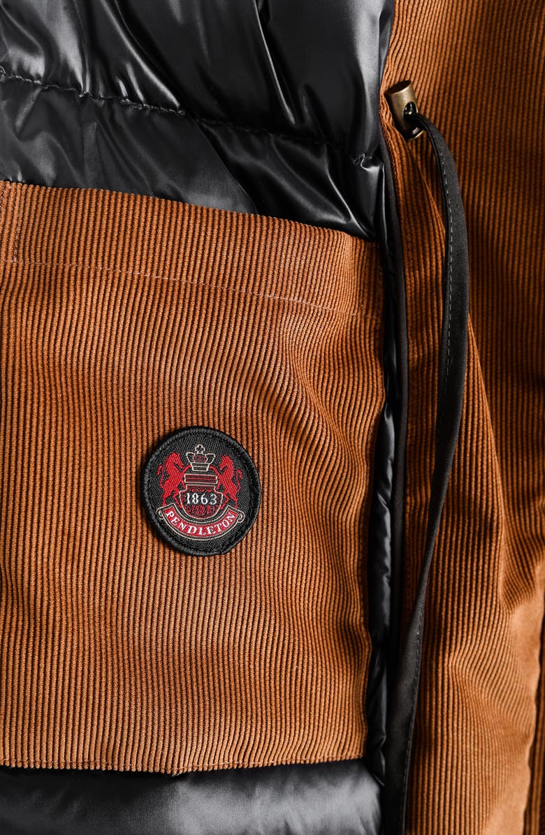 Pendleton Park City Water Repellent Down Puffer Coat, Alternate, color,