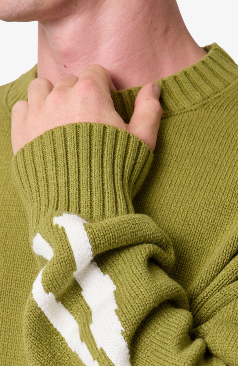 mnml Skeleton Graphic Crewneck Sweater, Alternate, color,