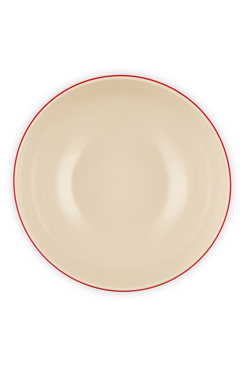Stoneware 3 Quart Multi Bowl, Alternate, color, CERISE