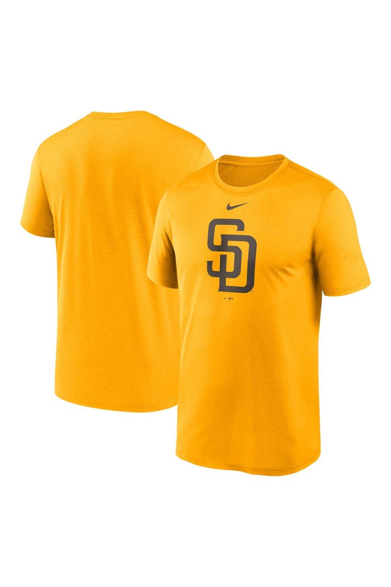 Men's Nike Gold San Diego Padres New Legend Logo T-Shirt, Main, color, Gold