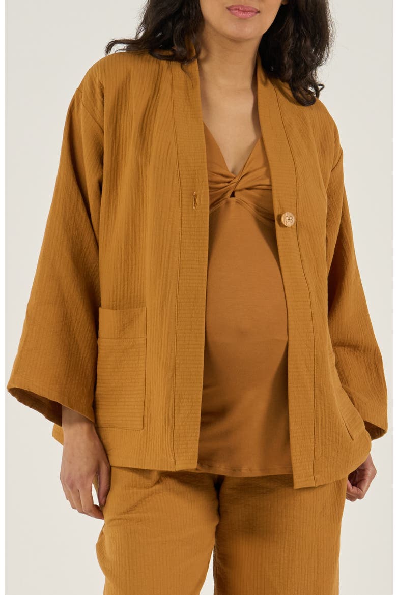 Maternity and nursing jacket Celia, Main, color, Cumin