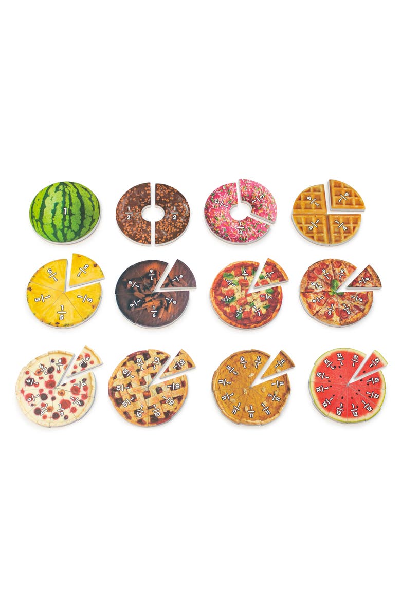 Junior Learning Food Fractions Learn Fractions The Yummy Way, Alternate, color, 