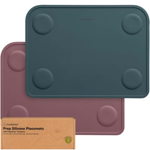 2-Pack Prep Silicone Placemats