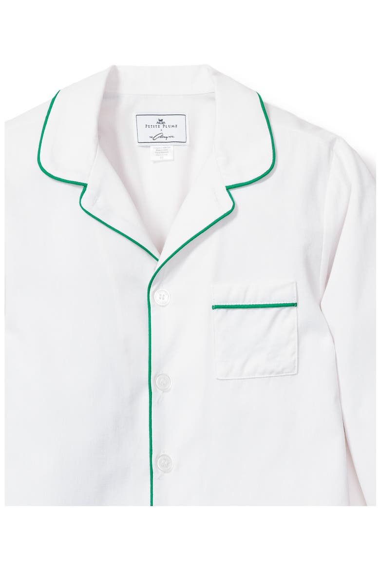 Piping Pajamas, Alternate, color, WHITE