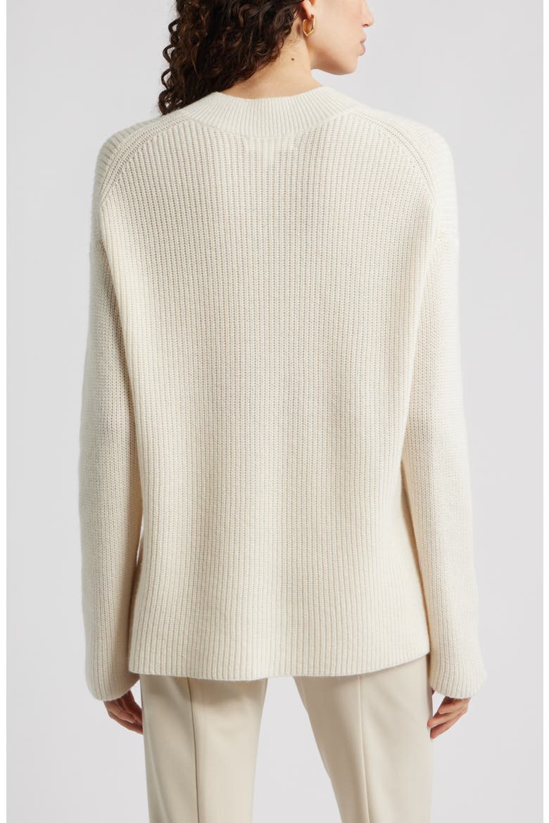 Relaxed Fit Wool & Cashmere Sweater, Alternate, color, IVORY TOFU