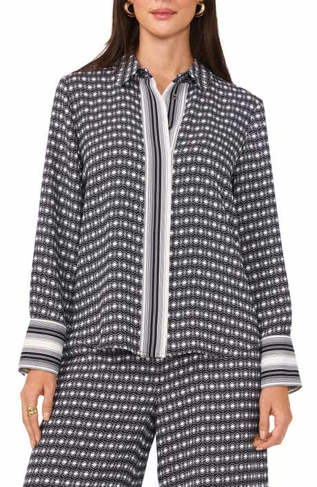 Vince Camuto Pattern Placket Shirt