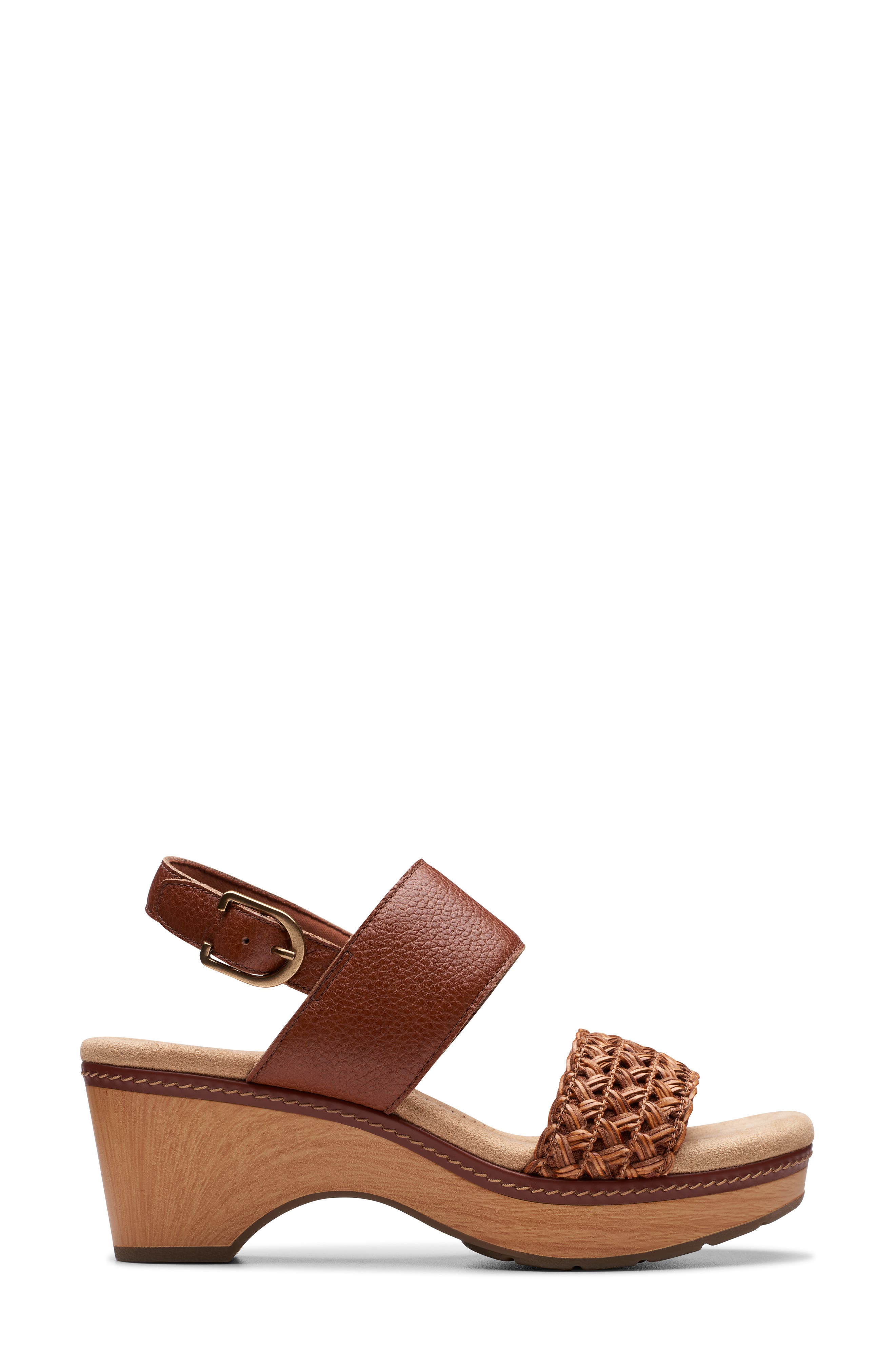 Clarks<sup>®</sup> Seannah Step Sandal, Alternate, color, Tan