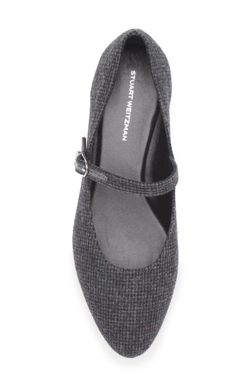 Stuart Weitzman Analeise Mary Jane Flat In Gray
