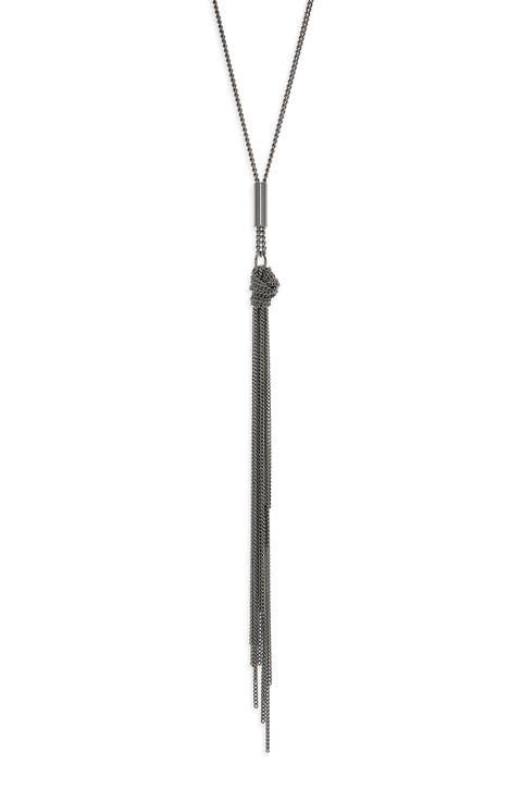 Knotted Chain Y-Necklace