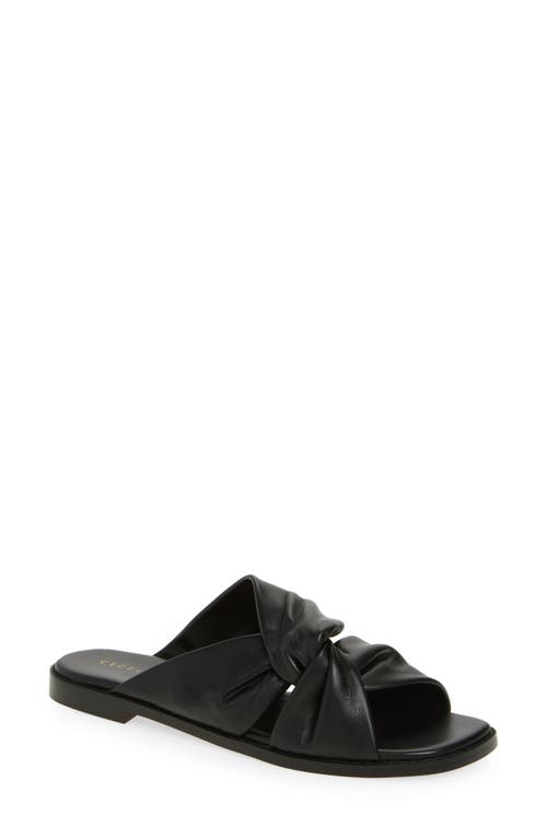 Cecelia New York Idea Slide Sandal In Black