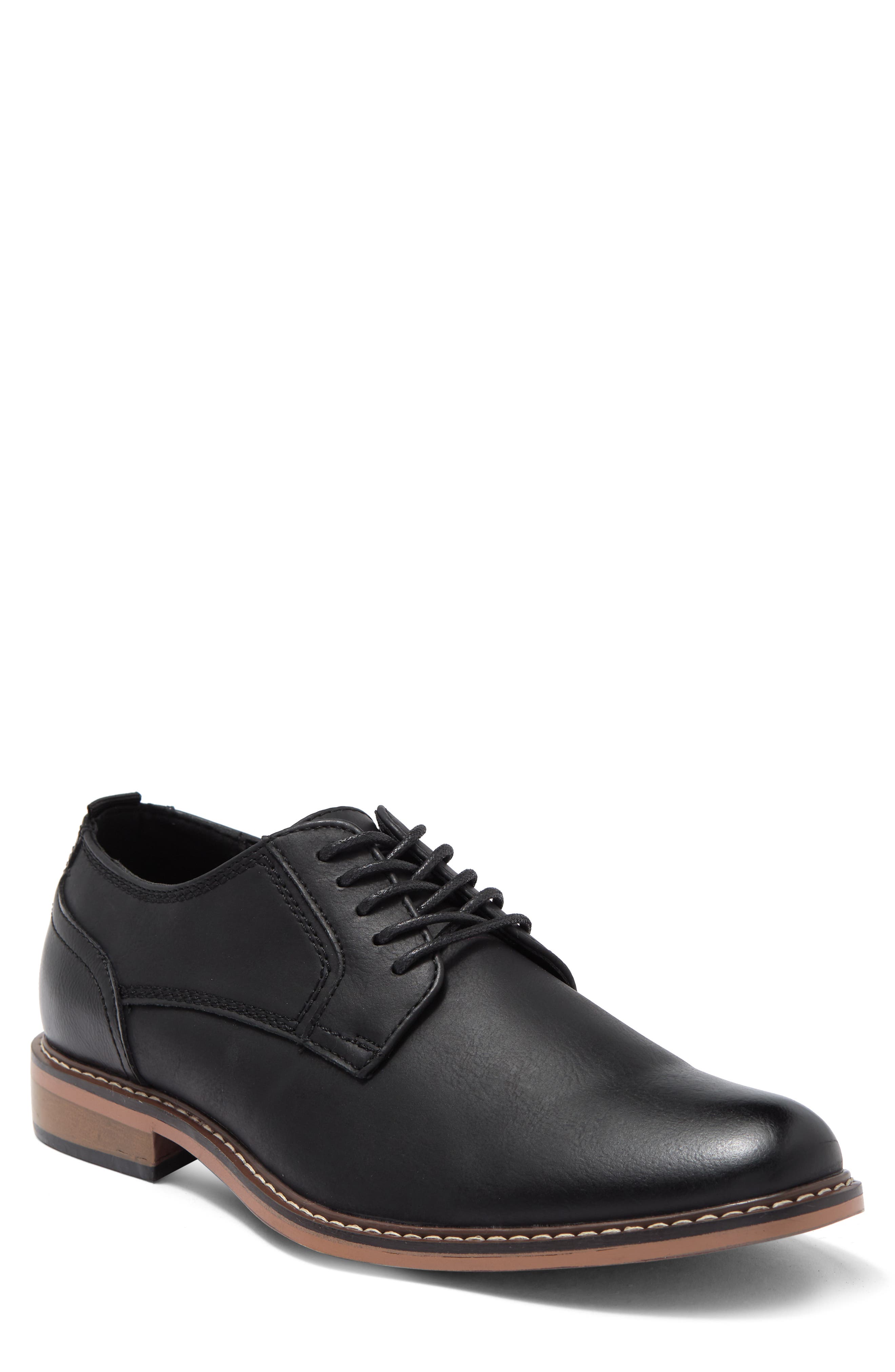 MADDEN Attern Plain Toe Derby, Main, color, Black Nubuck