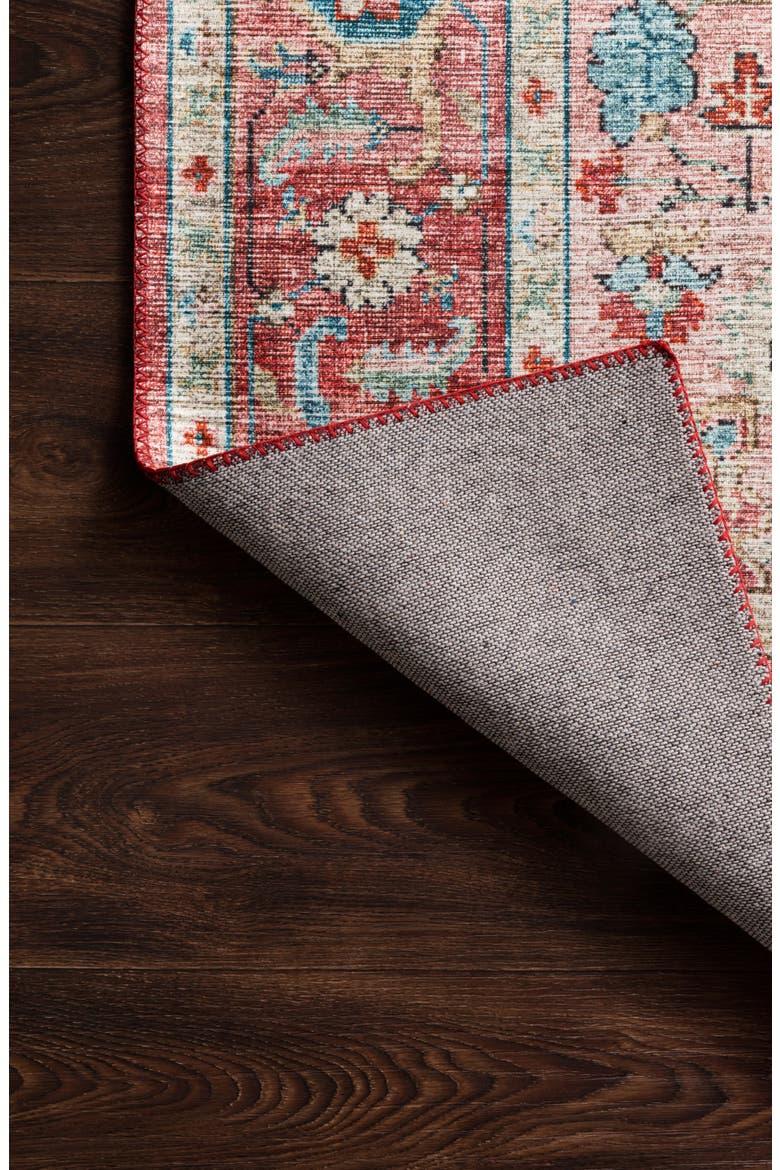 II Skye Collection Rug - Brick/Ocean - 7'-6" x 9'-6", Alternate, color, BRICK / OCEAN