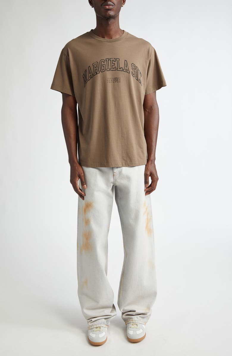 MM6 Maison Margiela Varsity Logo Graphic T-Shirt, Alternate, color, 