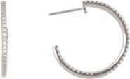 NORDSTROM RACK 20mm Pave CZ Hoop Earrings