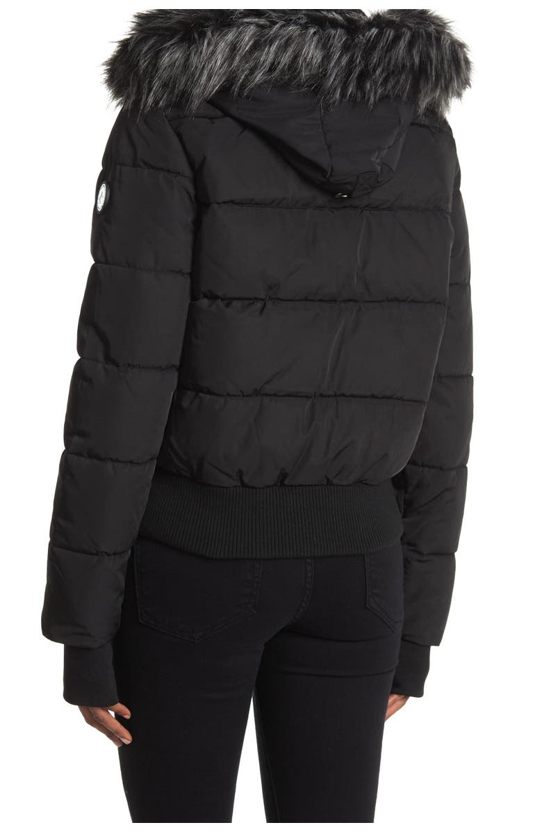 Noize Vic Heavyweight Bomber Jacket, Alternate, color, Black