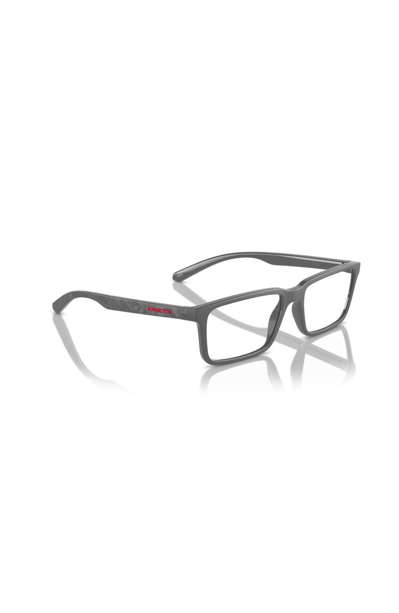 ARNETTE 53mm Rectangle optical glasses, Alternate, color, Grey