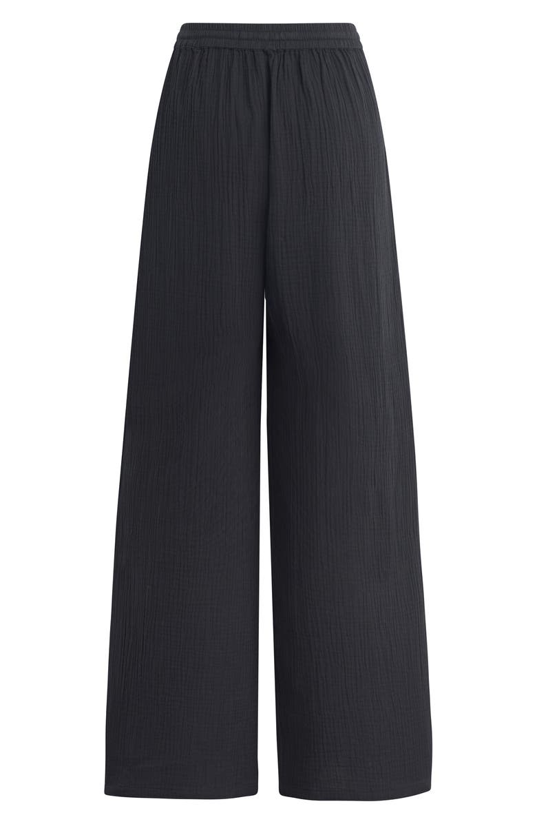 Favorite Daughter The Slip It On Wide Leg Pants, Alternate, color, Black