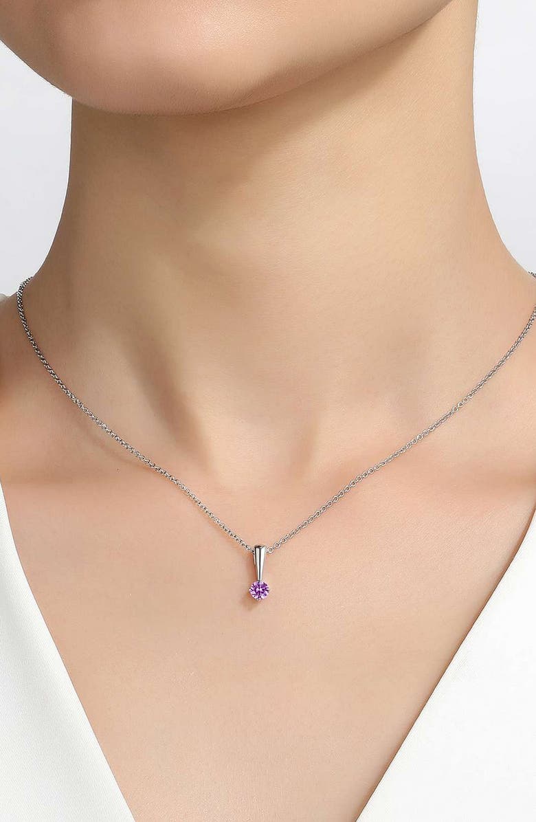 Lafonn Simulated Birthstone Pendant, Alternate, color, 