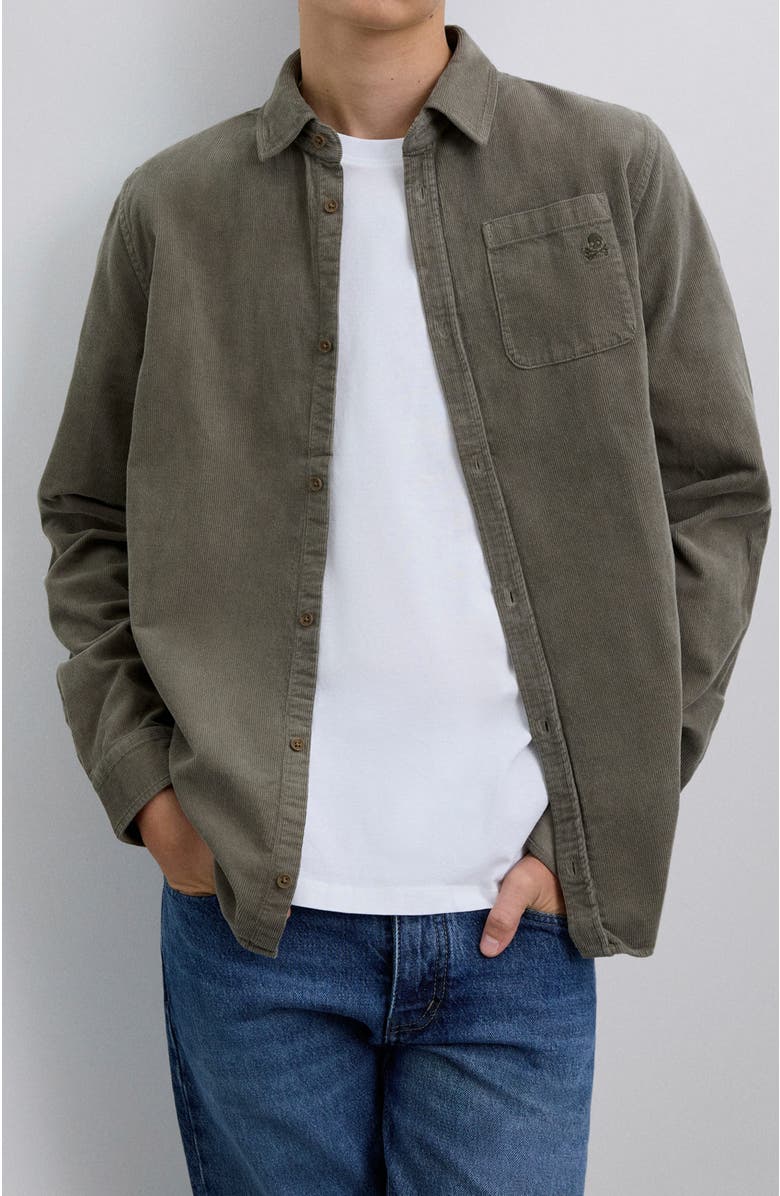 Scalpers Corduroyshirt Kids, Alternate, color, Khaki