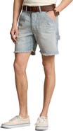 Polo Ralph Lauren Stripe Cutoff Denim Carpenter Shorts