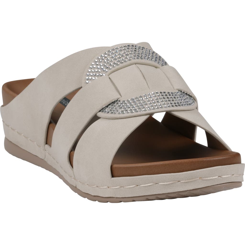 Gc Shoes Betsey Comfort Slide Sandal In Ivory