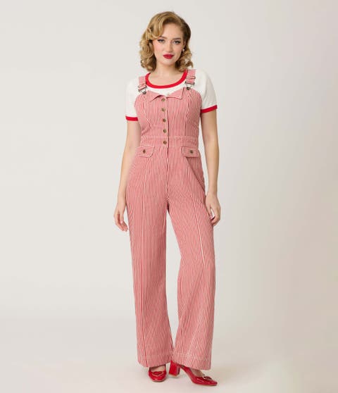 Wide Leg Dungarees