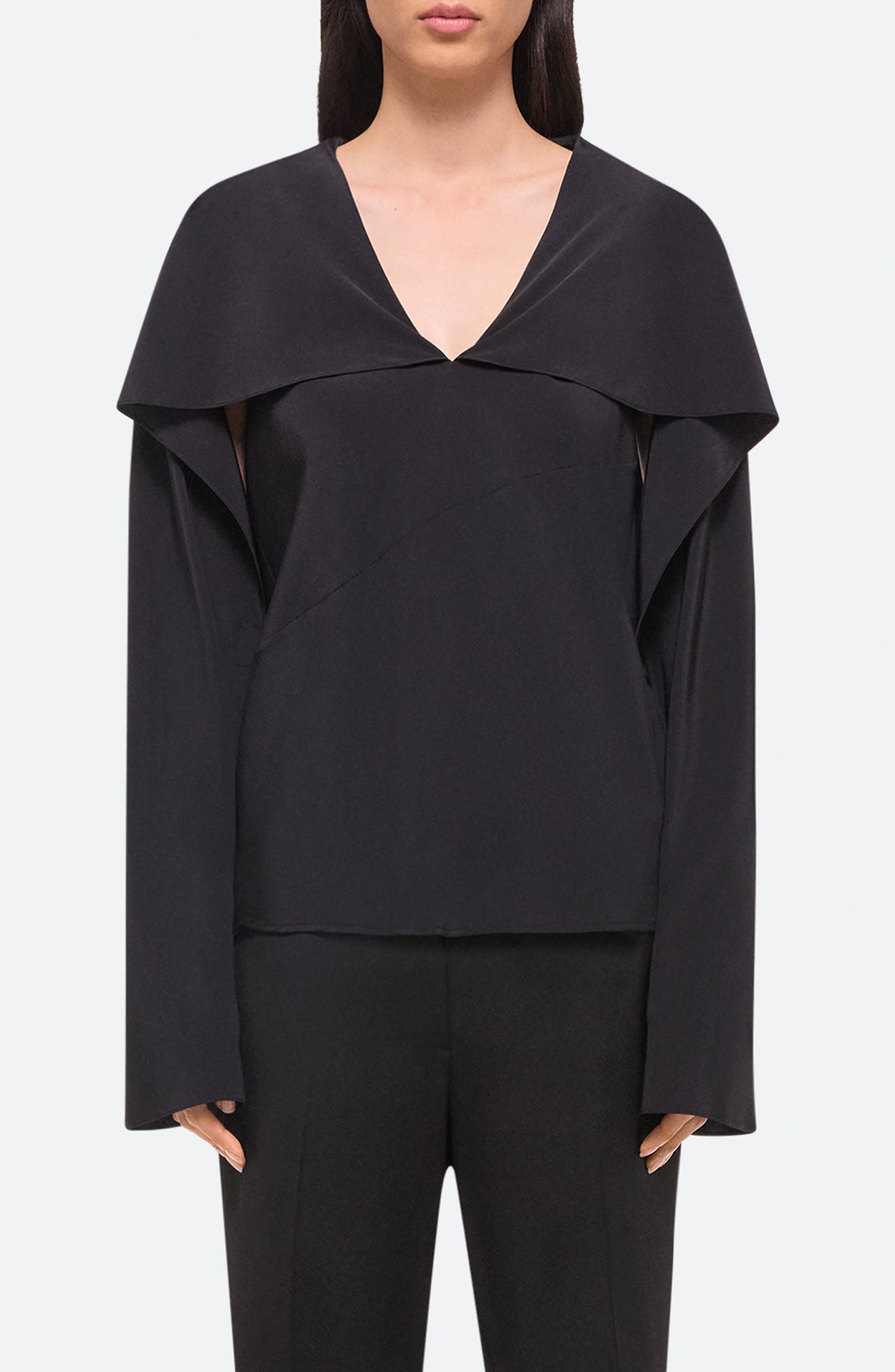Helmut Lang Silk Scarf Top