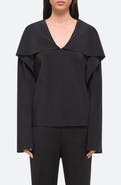 Helmut Lang Silk Scarf Top