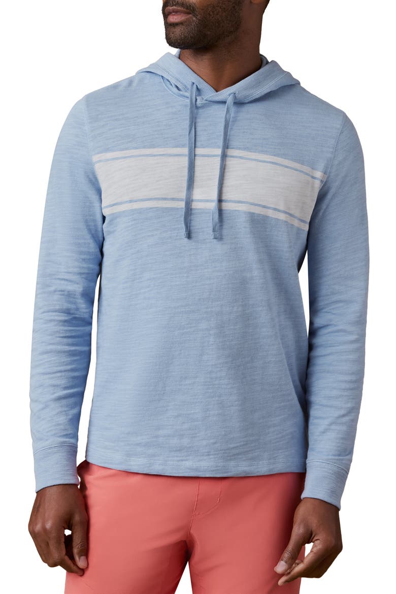 Sunwashed Slub Organic Cotton Hoodie, Main, color, BLUE ISLE SURF STRIPE