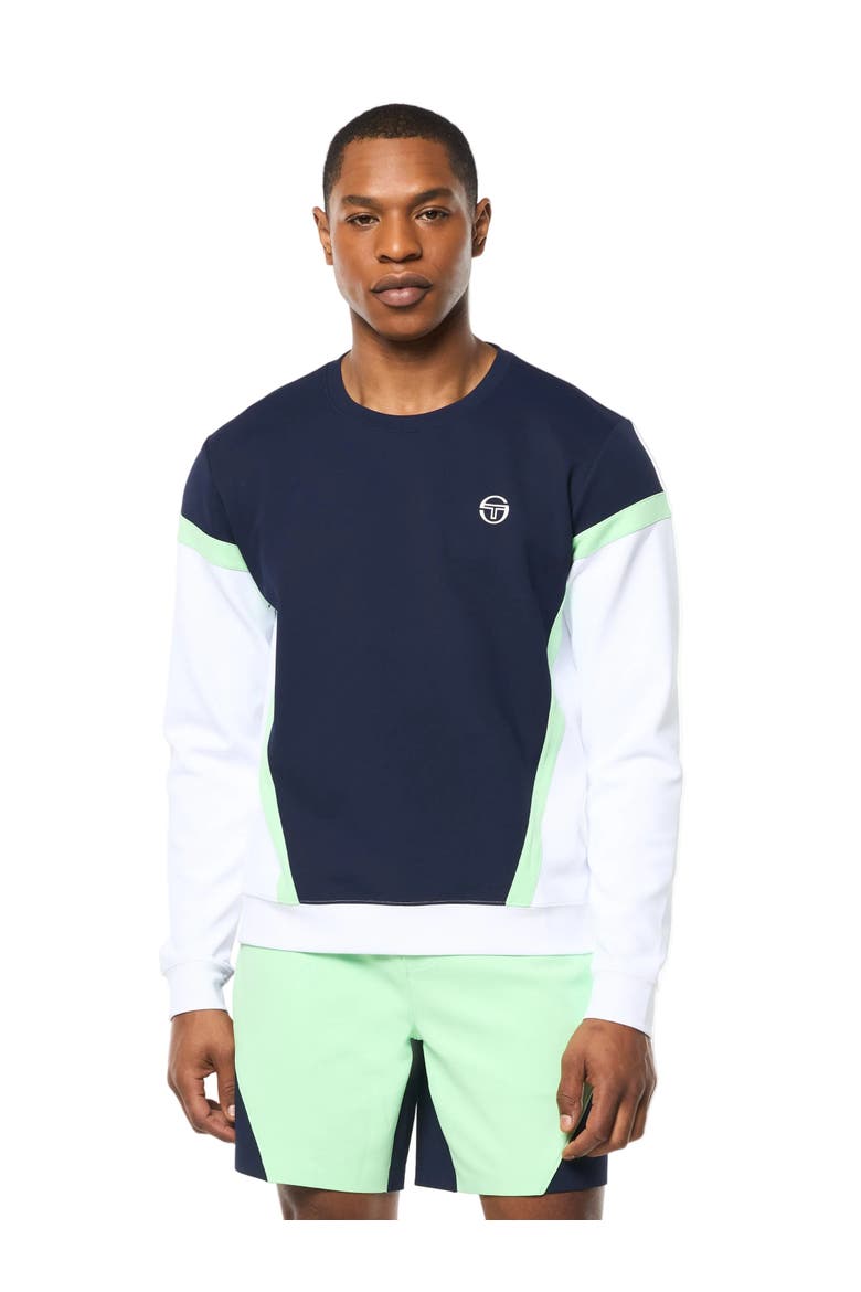 Pagia Crewneck, Main, color, MARITIME BLUE