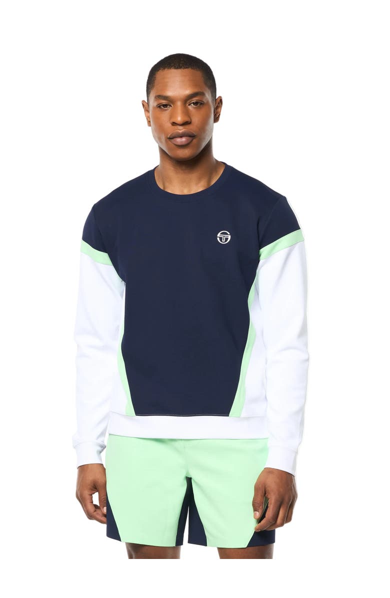Sergio Tacchini Pagia Crewneck, Main, color, Maritime Blue