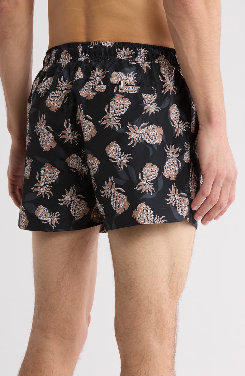 BOSS Ery Swim Trunks, Alternate, color, Black