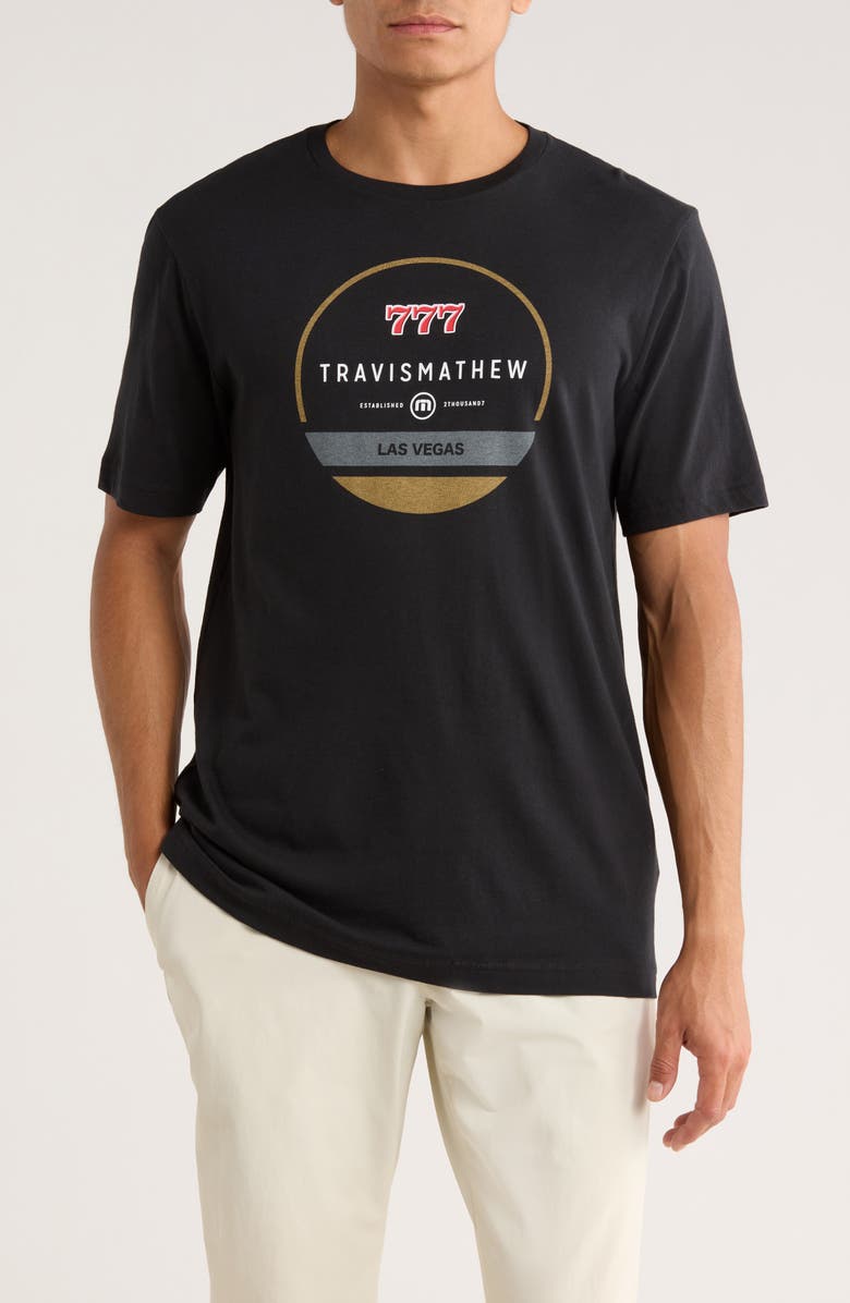 TravisMathew The Lakes Graphic T-Shirt, Main, color, Black