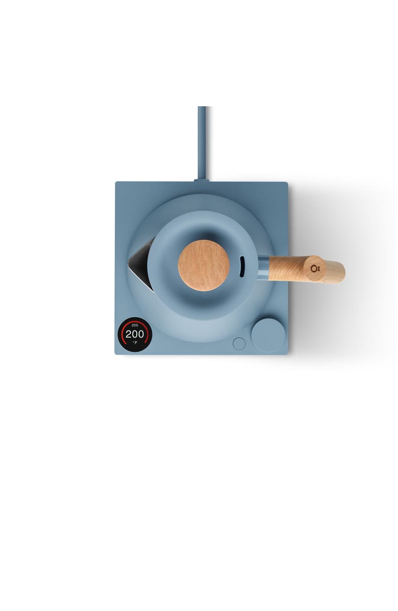 Fellow Corvo EKG Pro Electric Kettle, Alternate, color, Hazy Blue/Maple