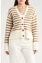 Saylor Stripe Cotton Cardigan