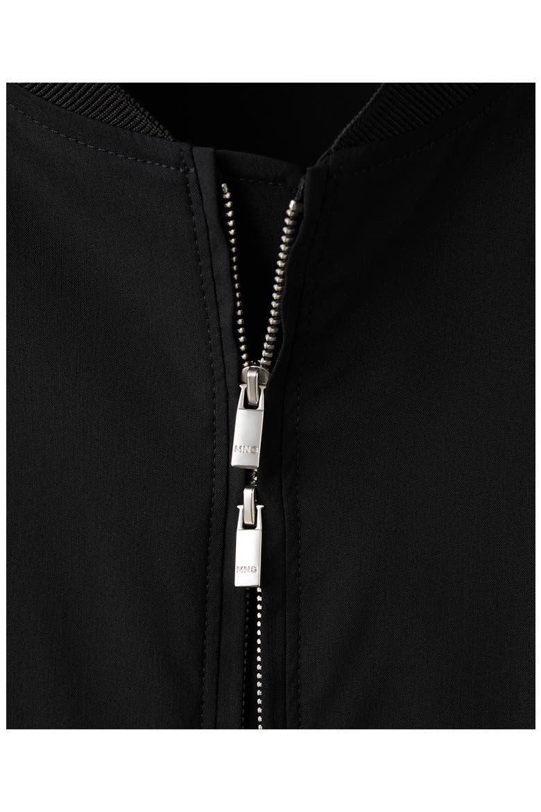 Bomber Jacket, Alternate, color, BLACK