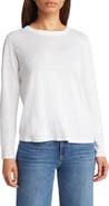 Eileen Fisher Organic Linen Long Sleeve T-Shirt