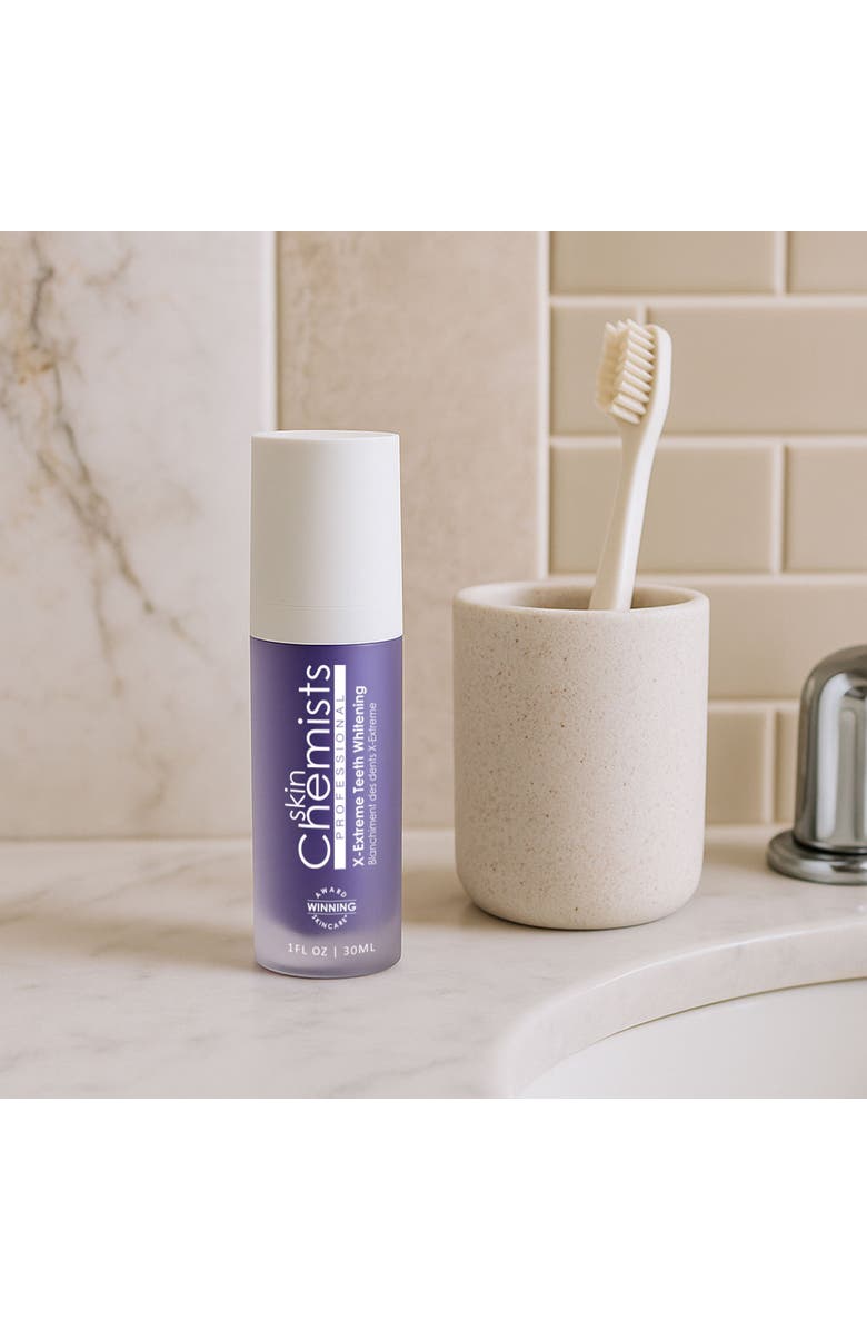 SKINCHEMISTS X-Exteme Teeth Whitening Toothpaste 30ml, Alternate, color, White