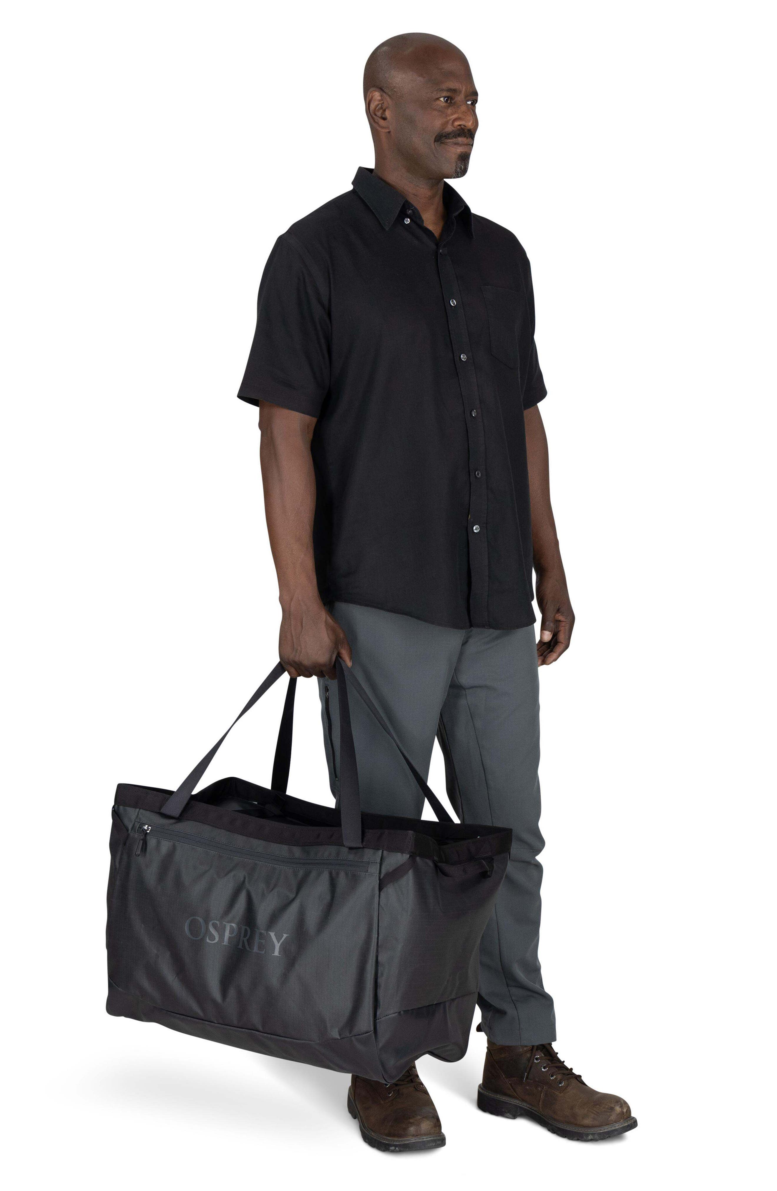 Osprey Transporter 60-Liter Gear Tote, Alternate, color, Raven Black/Black