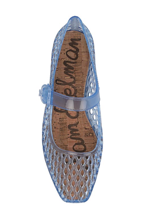 Sam Edelman Michaela Jelly Mary Jane Flat Soft Blue Jelly