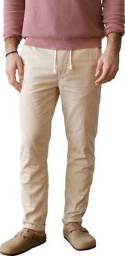 Marine Layer Saturday Stretch Cotton Drawstring Beach Pants