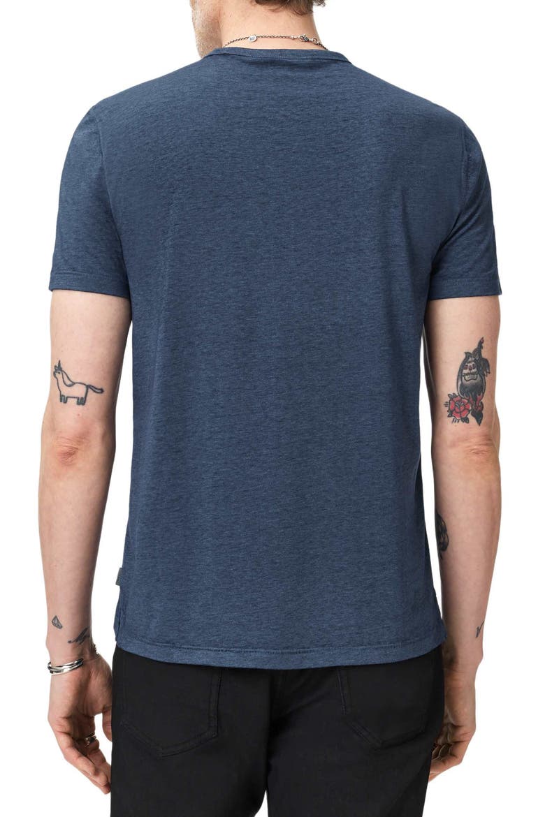 Bale Burnout Crewneck T-Shirt, Alternate, color, OILED BLUE