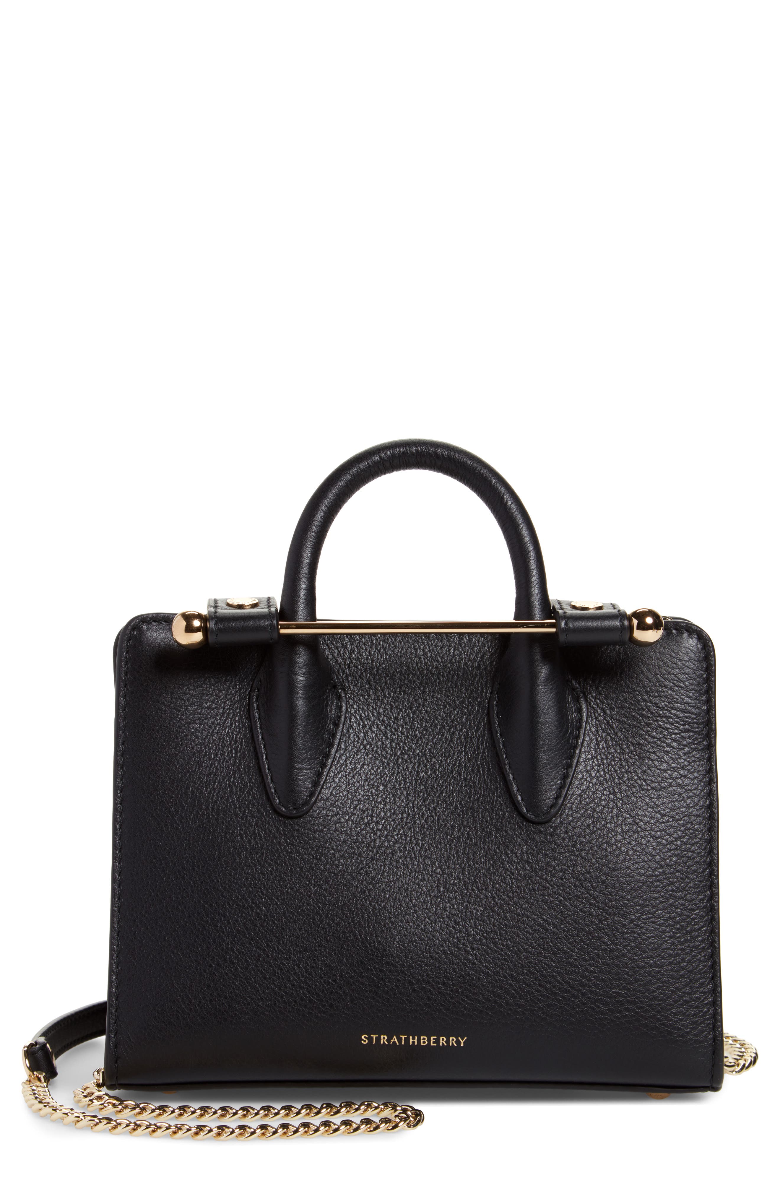 Strathberry Nano Leather Tote, Main, color, 