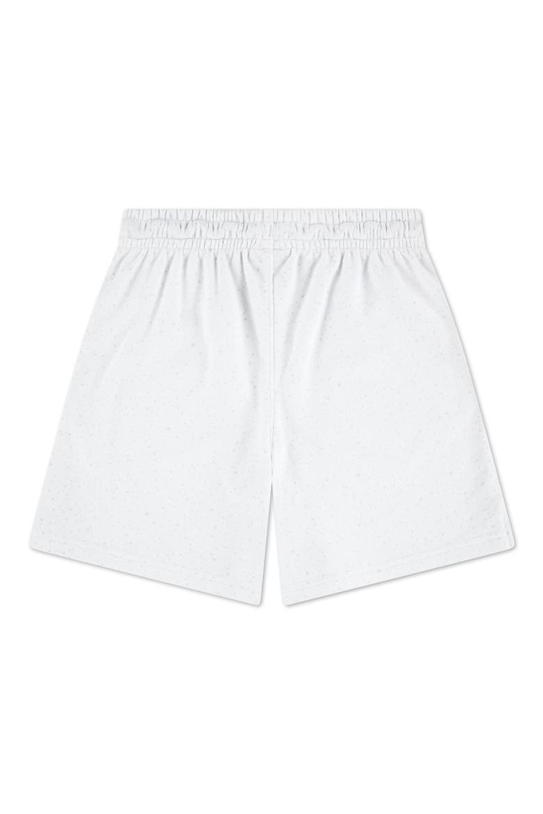 Kids' In The Paint Shorts, Alternate, color, WHITE