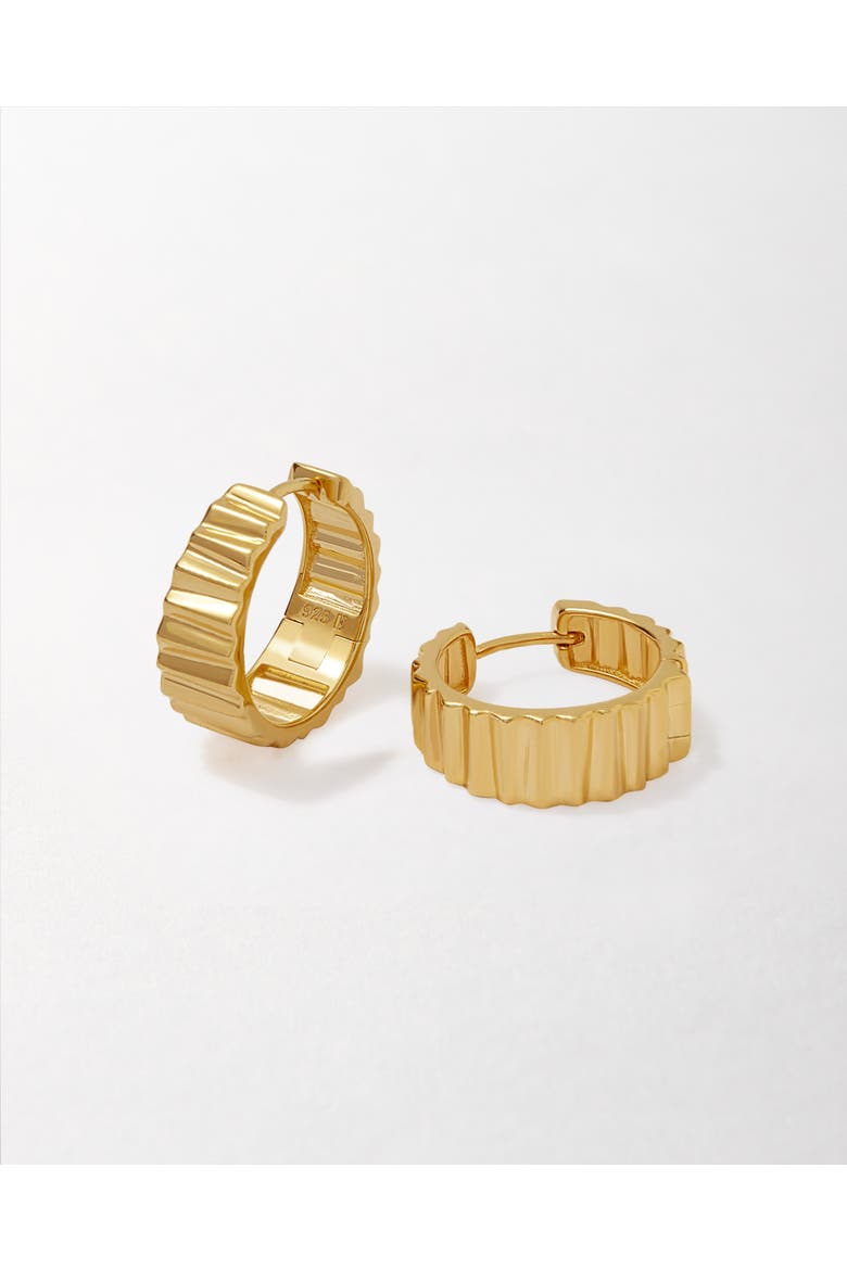 Flare Hoop Earrings, Main, color, Flare