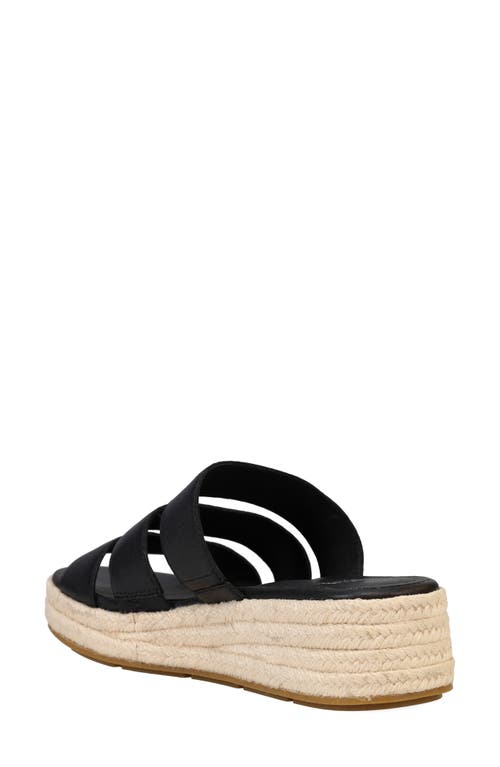 Eileen Fisher Mayla Wedge Sandal In Black