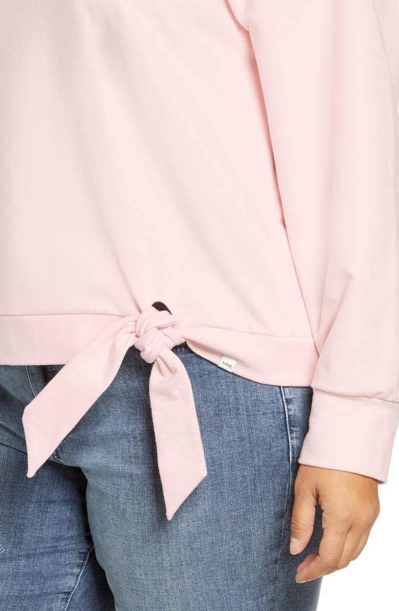 NYDJ Tie Sweatshirt, Alternate, color, 