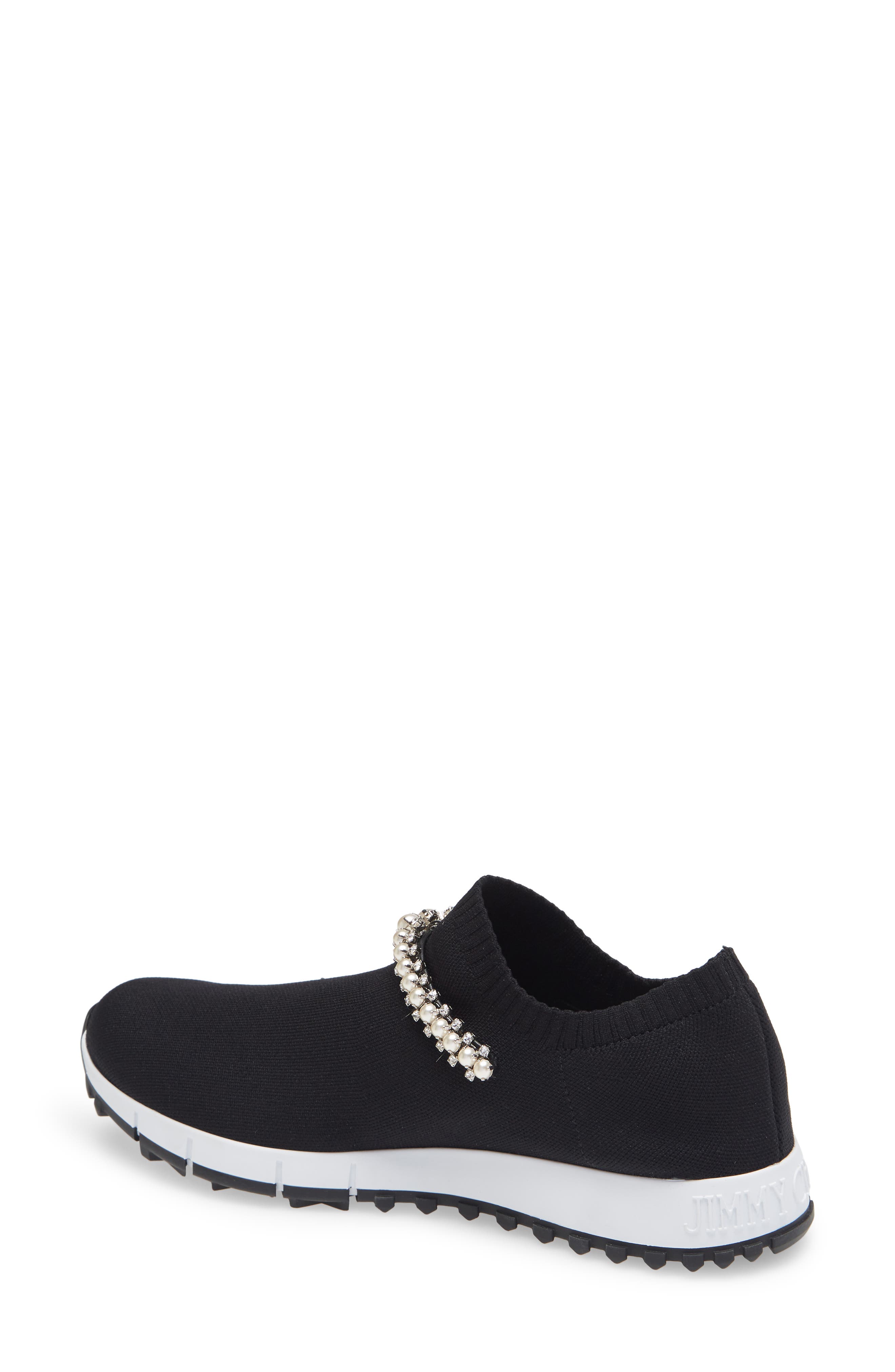 Jimmy Choo Verona Embellished Knit Sneaker, Alternate, color, 