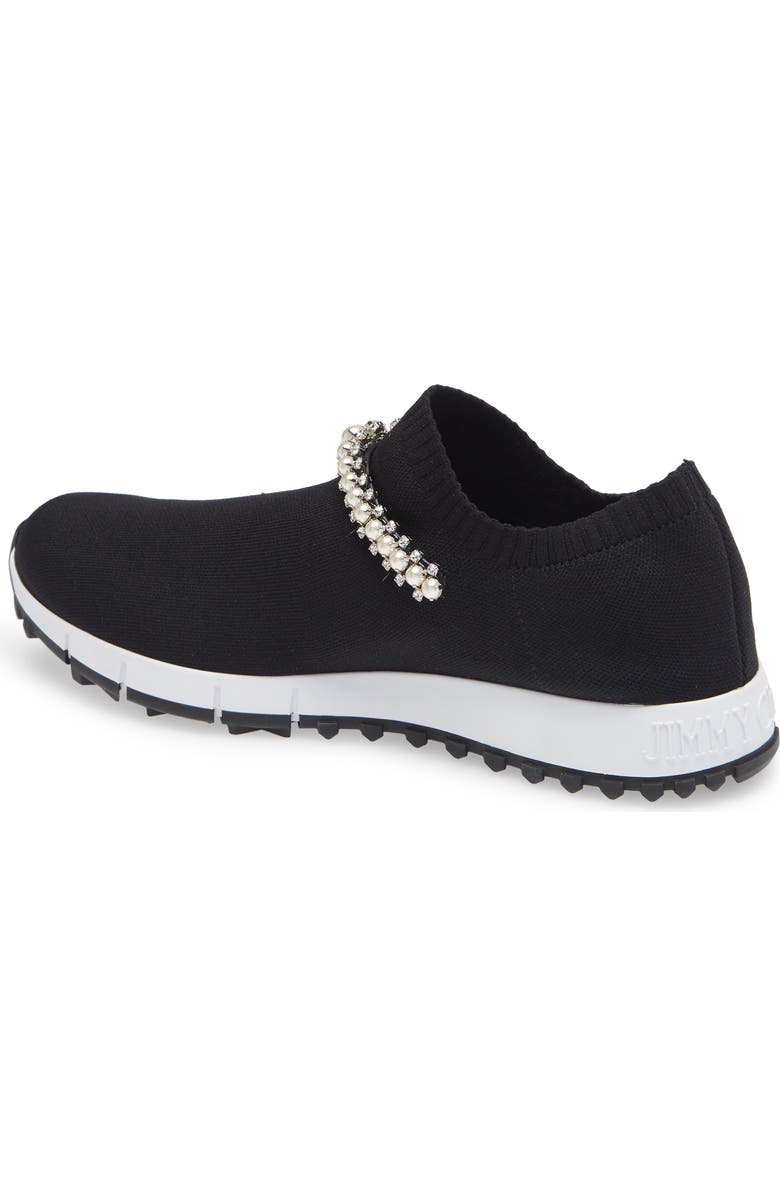 Jimmy Choo Verona Embellished Knit Sneaker, Alternate, color,