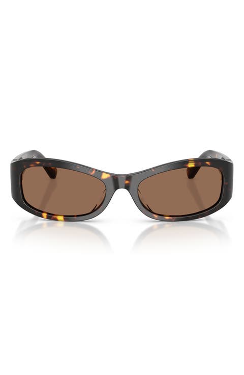 55mm Rectangular Sunglasses